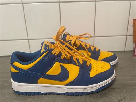 nike dunk low retro blau gelb|Nike dunk color shoes.